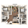 Floorplan image of unit 331